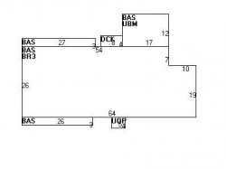 495 Parker St, Newton MA  02459-2674 floor plan