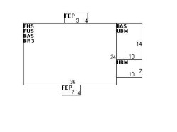 36 Commonwealth Park, Newton MA  02459-1005 floor plan