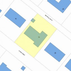 19 Kappius Path, Newton MA 02459-3712 plot plan