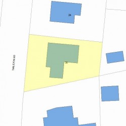 30 Tarleton Rd, Newton MA 02459-1733 plot plan