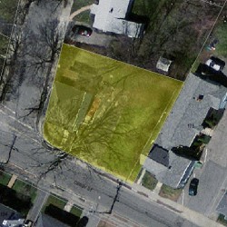 177 Derby St, Newton MA  02465-1558 aerial view