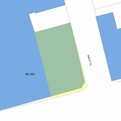 859 Washington St, Newton MA 02460-1547 plot plan