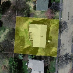 116 Andrew St, Newton MA 02461-2103 aerial view