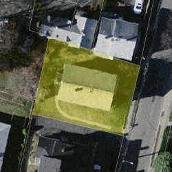 67 Jewett St, Newton MA 02458-1512 aerial view