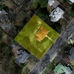 47 Windermere Rd, Newton MA  02466-2521 aerial view