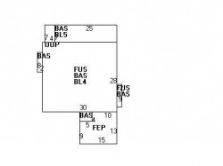 36 Oak Ter, Newton MA  02461-1409 floor plan