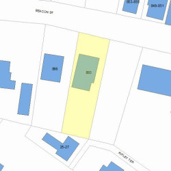 860 Beacon St, Newton MA 02459-1879 plot plan