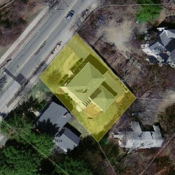 1408 Centre St, Newton MA 02459-2445 aerial view