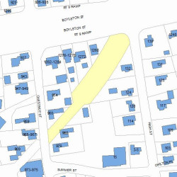 1260 Boylston St, Newton MA 02464-1018 plot plan
