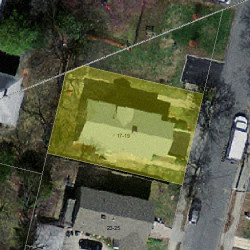 17 Milo St, Newton MA 02465-1011 aerial view