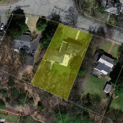 63 Neshobe Rd, Newton MA 02468-1314 aerial view