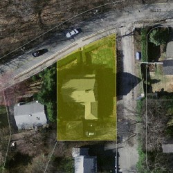 66 Mill St, Newton MA 02459-1126 aerial view