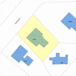 1408 Centre St, Newton MA 02459-2445 plot plan