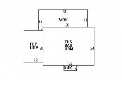 61 Halcyon Rd, Newton MA 02459-2431 floor plan