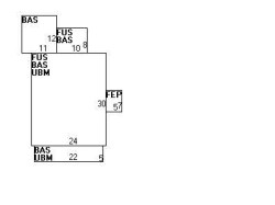 148 Chapel St, Newton MA  02458-1308 floor plan