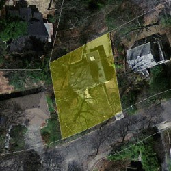 80 Fenwick Rd, Newton MA  02468-2228 aerial view