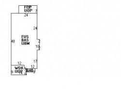 10 Jefferson St, Newton MA  02458-1710 floor plan