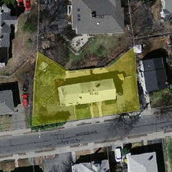 45 Madison Ave, Newton MA 02460-1904 aerial view