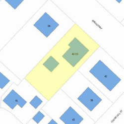 50 Broadway Ter, Newton MA  02460-1404 plot plan
