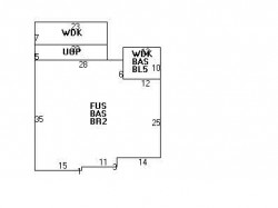14 Boulevard Rd, Newton MA 02459-1204 floor plan