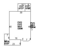 86 Jewett St, Newton MA 02458-1524 floor plan