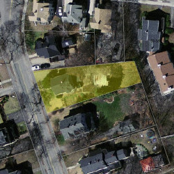 374 Cherry St, Newton MA 02465-1832 aerial view