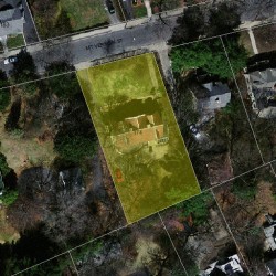 174 Mount Vernon St, Newton MA 02465-2517 aerial view