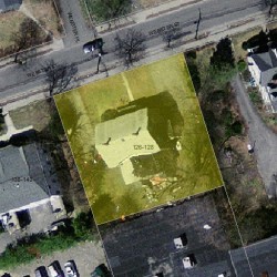 126 Webster St, Newton MA  02465-1820 aerial view