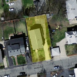 11 Indiana Ter, Newton MA  02464-1314 aerial view