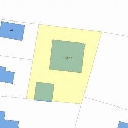 44 North St, Newton MA 02459-1738 plot plan