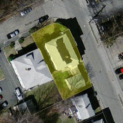 95 Bridge St, Newton MA 02458-1104 aerial view