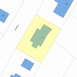 11 Star Rd, Newton MA 02465-1039 plot plan