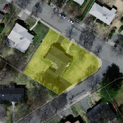 131 Stanley Rd, Newton MA  02468-2315 aerial view