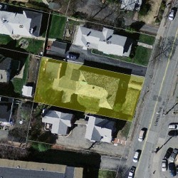 167 Lowell Ave, Newton MA 02460-1521 aerial view