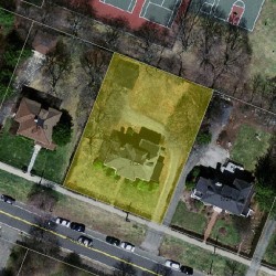 1735 Beacon St, Newton MA  02468-1401 aerial view