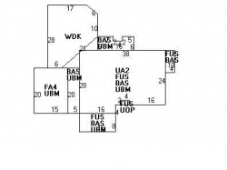 24 Southwick Rd, Newton MA  02468-2223 floor plan