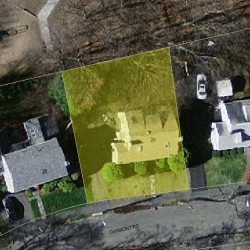 24 Oakmont Rd, Newton MA  02459-2531 aerial view