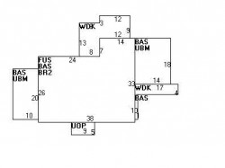 51 Beaumont Ave, Newton MA  02460-2313 floor plan