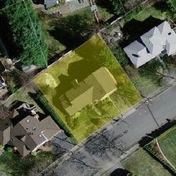 12 Nardell Rd, Newton MA  02459-2820 aerial view
