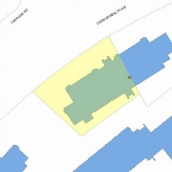 86 Commonwealth Ave, Newton MA 02459 plot plan