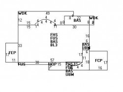 284 Franklin St, Newton MA 02458-2301 floor plan