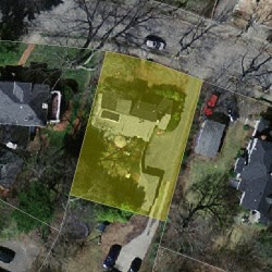 24 Moreland Ave, Newton MA  02459-2115 aerial view