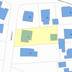 10 Emerson St, Newton MA 02458-1605 plot plan