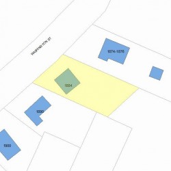 1884 Washington St, Newton MA 02466-3008 plot plan