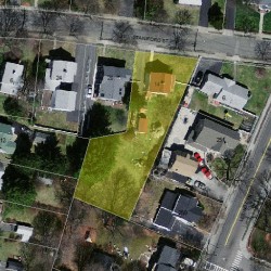 14 Staniford St, Newton MA  02466-1216 aerial view