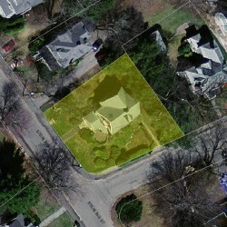 26 Sterling St, Newton MA 02465-2615 aerial view