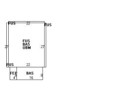 45 Grant St, Newton MA 02465-1508 floor plan