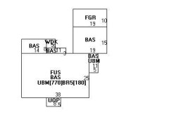 67 Hancock St, Newton MA 02466-2308 floor plan