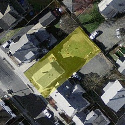 112 West St, Newton MA 02458-1327 aerial view