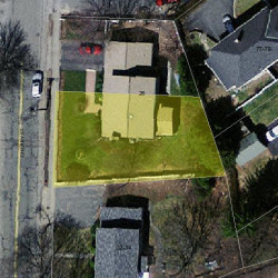 26 Cherry St, Newton MA 02465-1237 aerial view